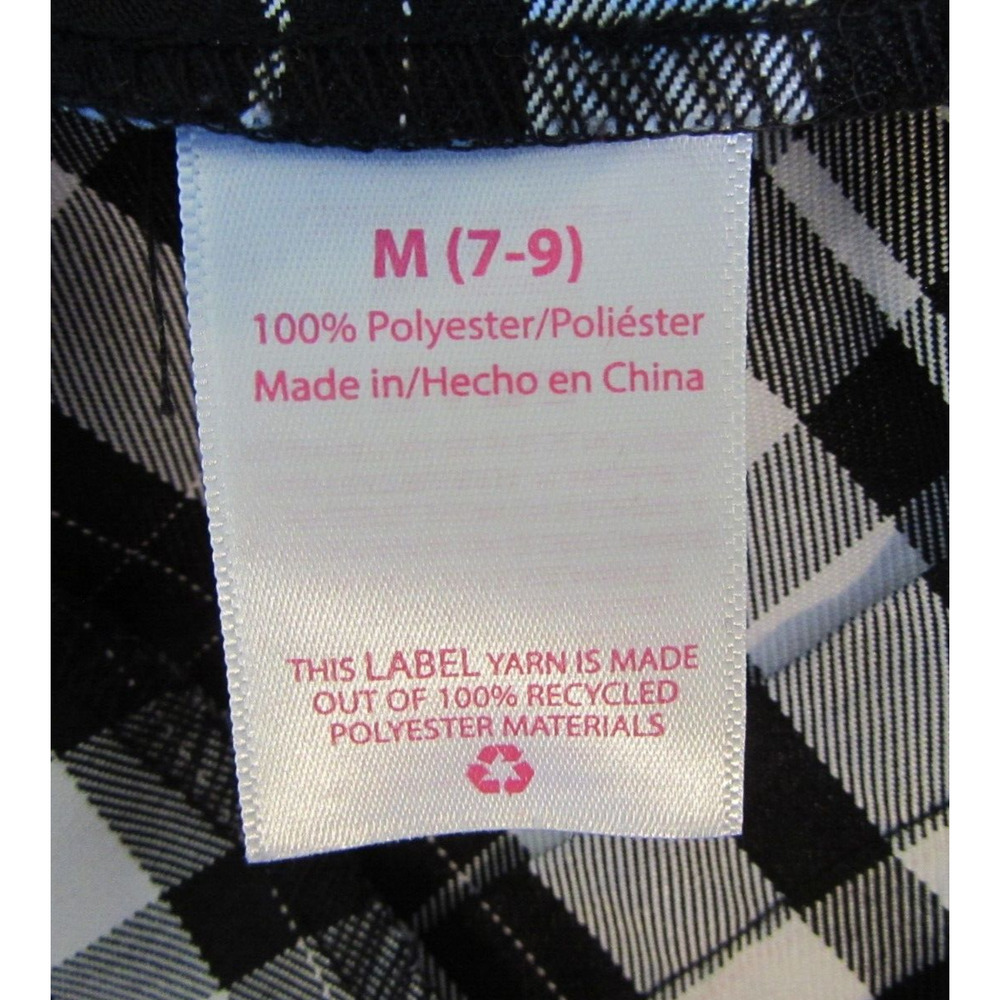 Whimsigoth‎ Office Siren Black & White Plaid  Schoolgirl Micro Mini Sz M - Picture 4 of 8